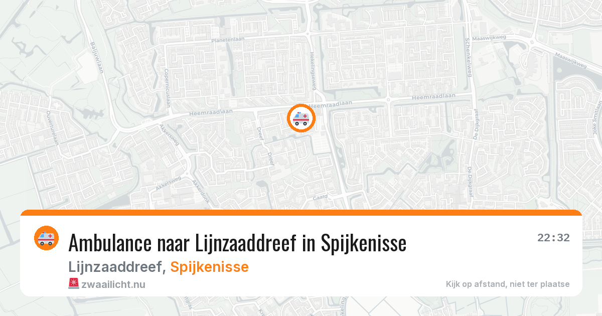 Ambulance naar Lijnzaaddreef in Spijkenisse — 9 mei 2026