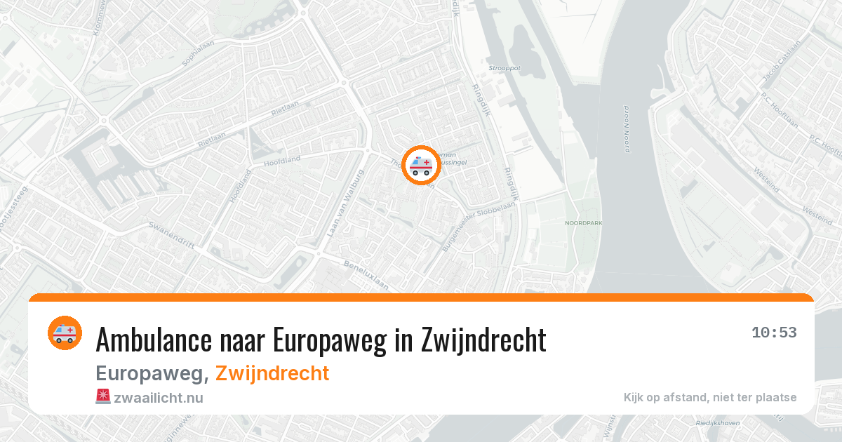 Ambulance naar Europaweg in Zwijndrecht — 2 jun 2026