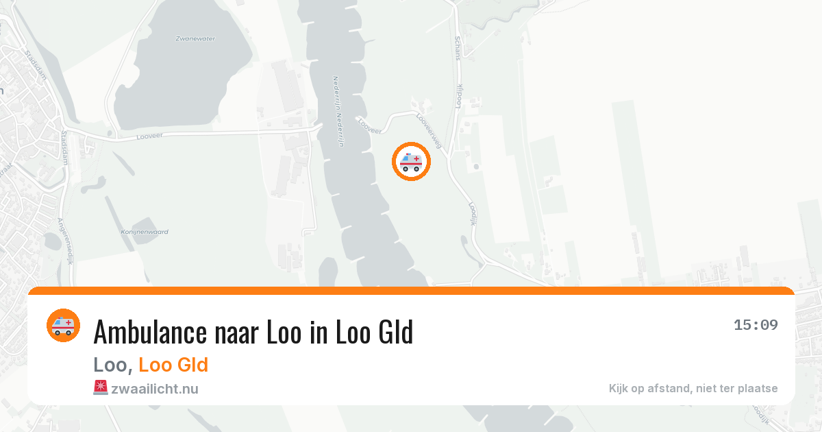 Ambulance naar Loo in Loo Gld — 15 feb 2026