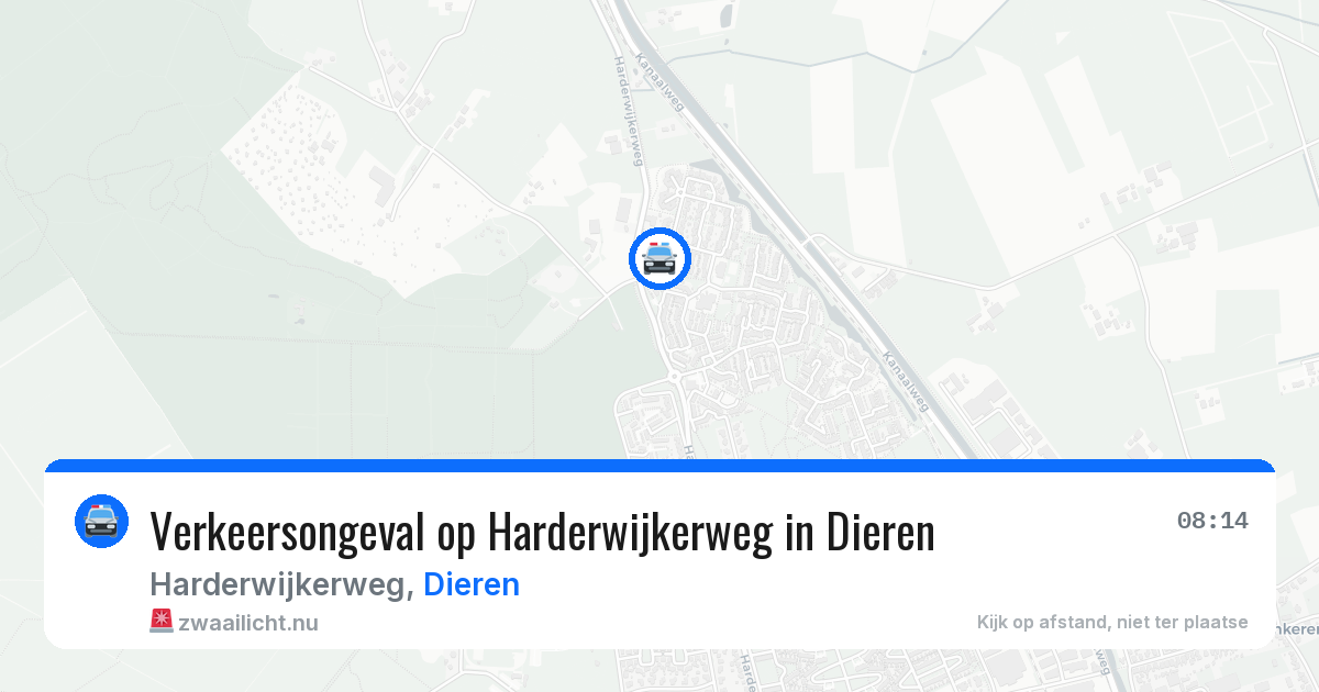 Verkeersongeval op Harderwijkerweg in Dieren — 27 jan 2026