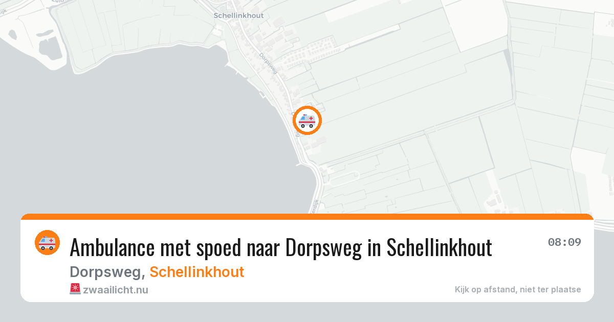 Ambulance met spoed naar Dorpsweg in Schellinkhout — 2 mrt 2026