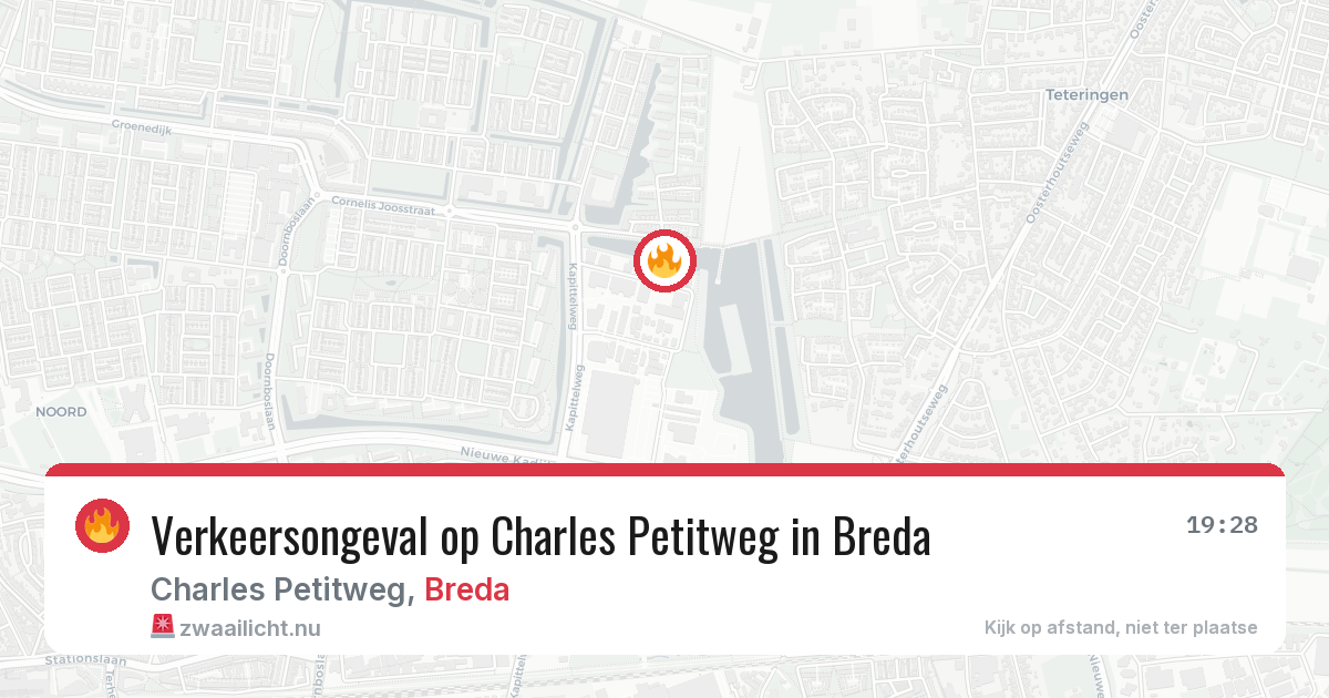 Verkeersongeval op Charles Petitweg in Breda — 31 mei 2026