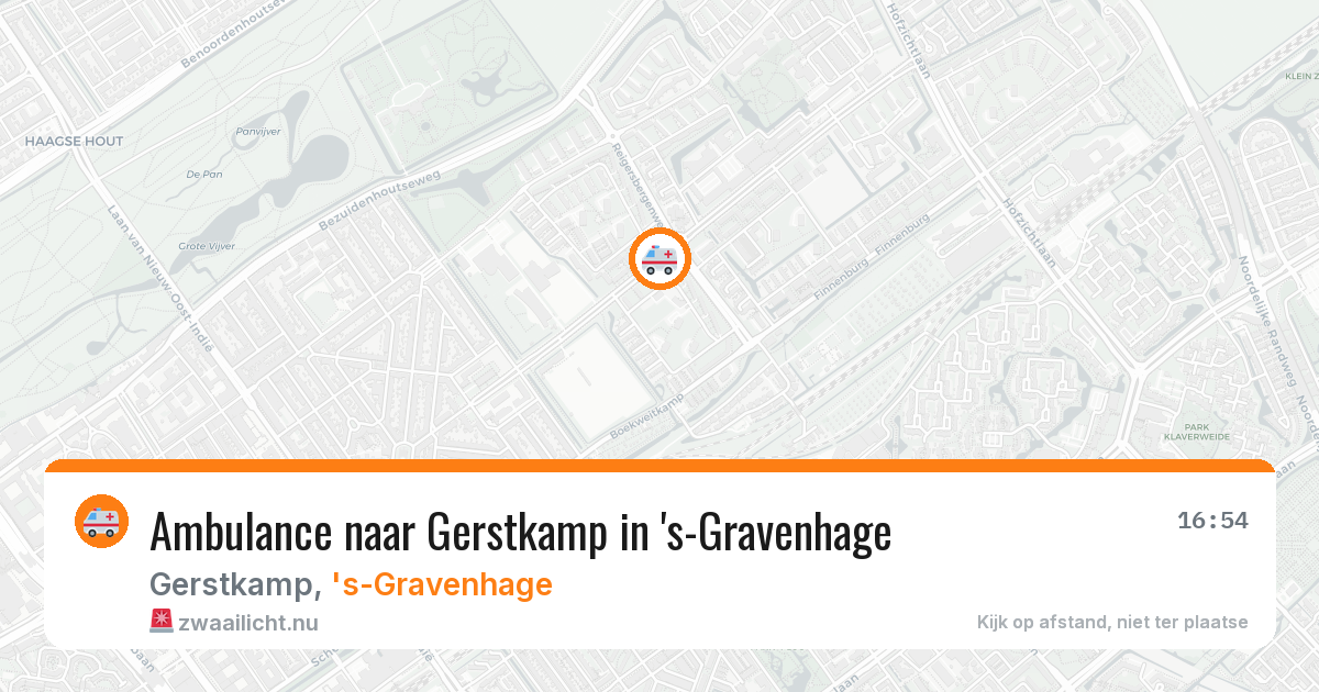 Ambulance naar Gerstkamp in 's-Gravenhage — 17 jul 2026