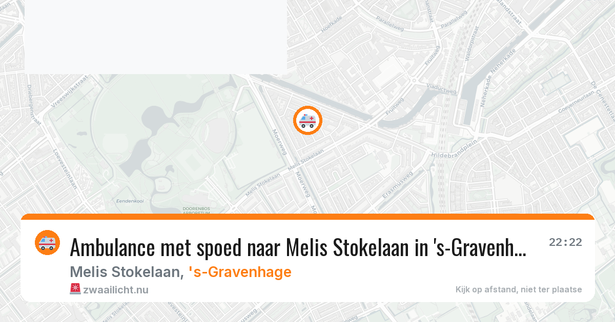 Ambulance met spoed naar Melis Stokelaan in 's-Gravenhage — 10 jul 2026