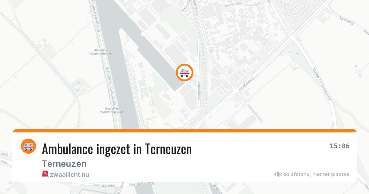 Ambulance ingezet in Terneuzen — 11 jul 2026