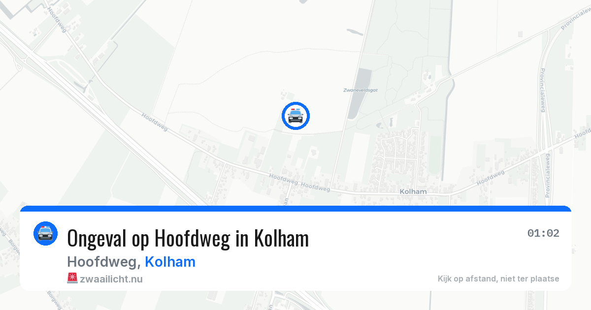 Ongeval op Hoofdweg in Kolham — 11 apr 2026
