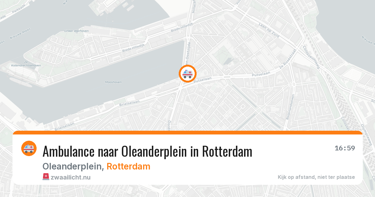 Ambulance naar Oleanderplein in Rotterdam — 26 jul 2026
