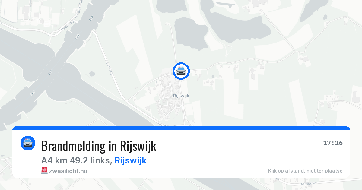 Brandmelding in Rijswijk — 19 mrt 2026