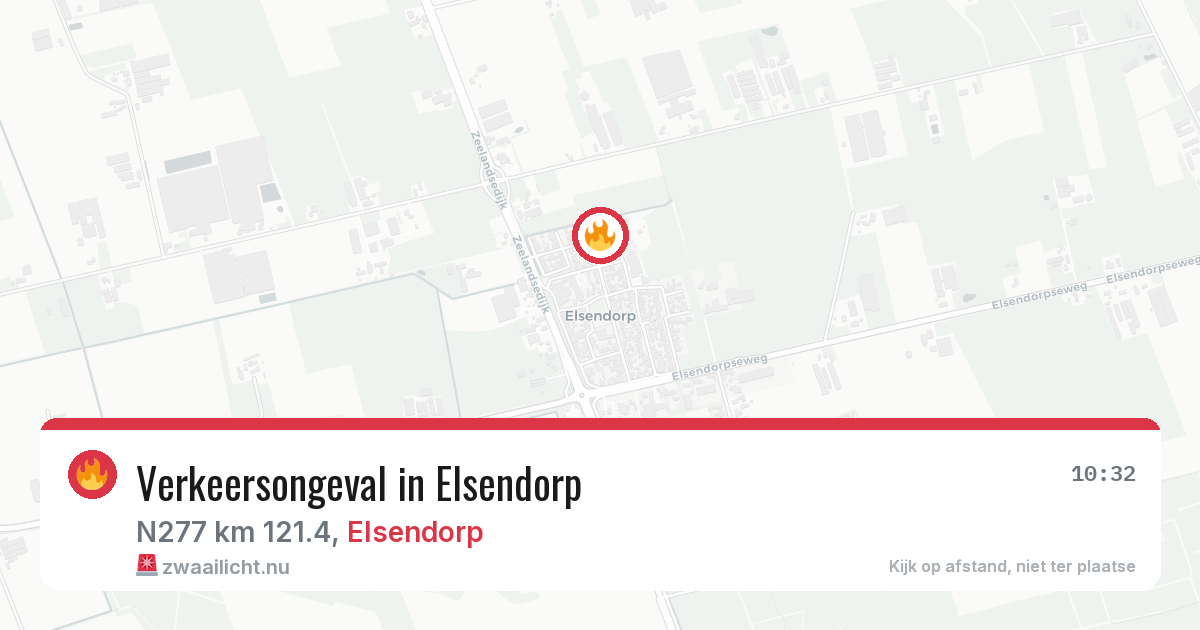 Verkeersongeval in Elsendorp — 19 mrt 2026