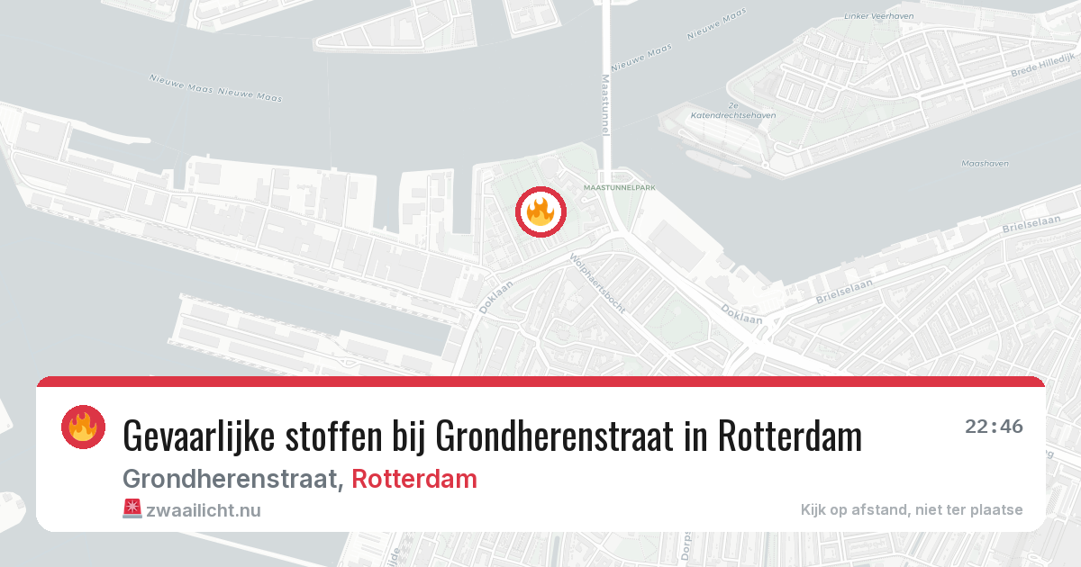 Gevaarlijke stoffen bij Grondherenstraat in Rotterdam — 12 mei 2026