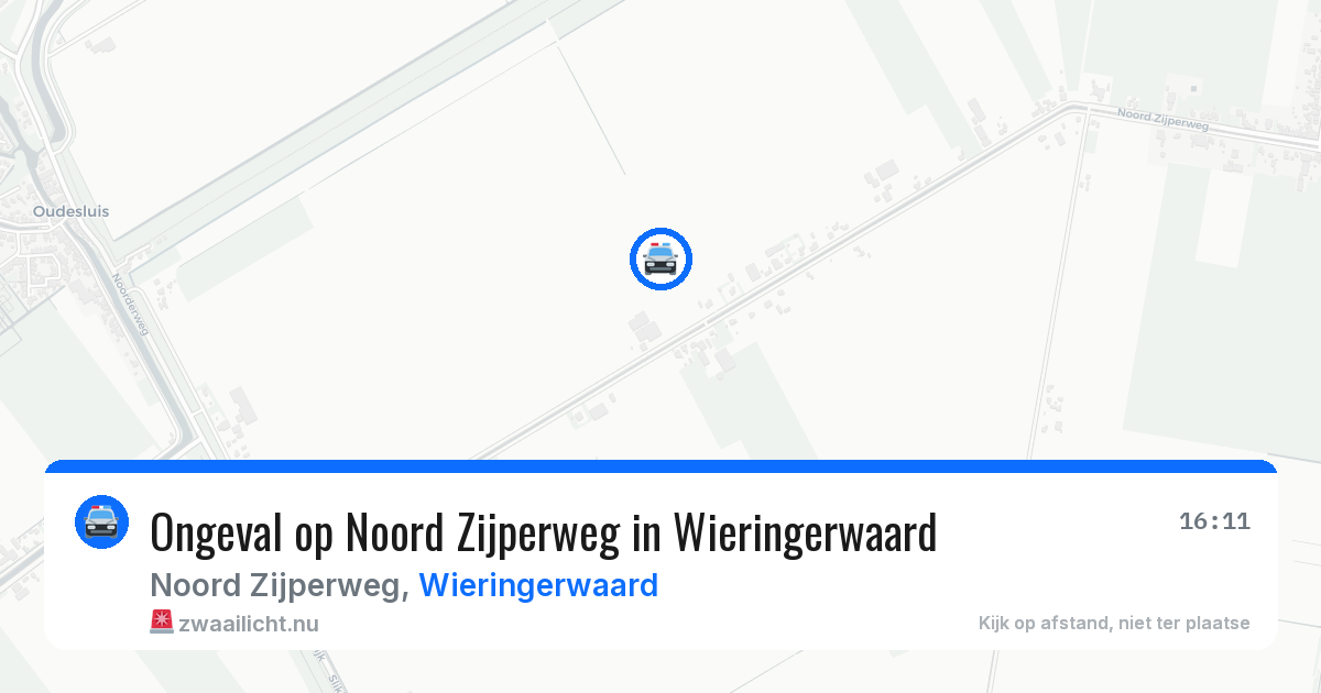 Ongeval op Noord Zijperweg in Wieringerwaard — 19 jul 2026