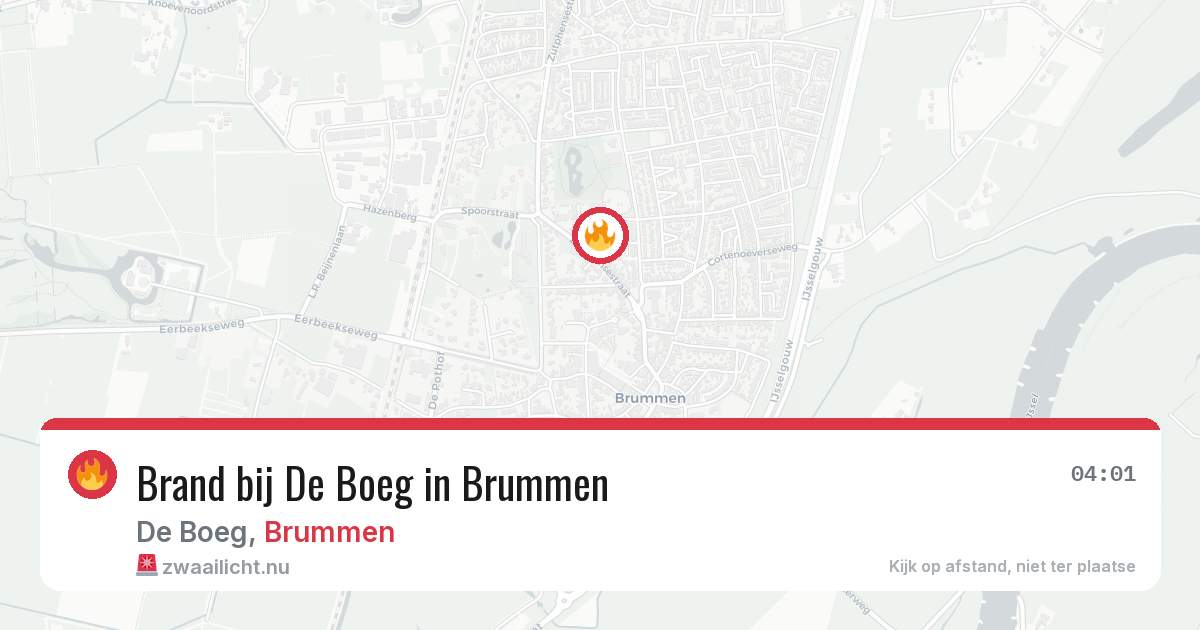 Brand bij De Boeg in Brummen — 5 jun 2026