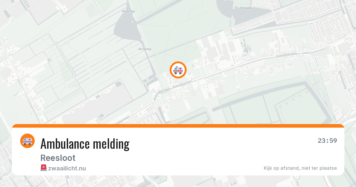 Ambulance melding — 6 mei 2026