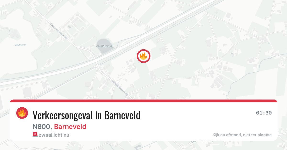 Verkeersongeval in Barneveld — 26 mei 2026