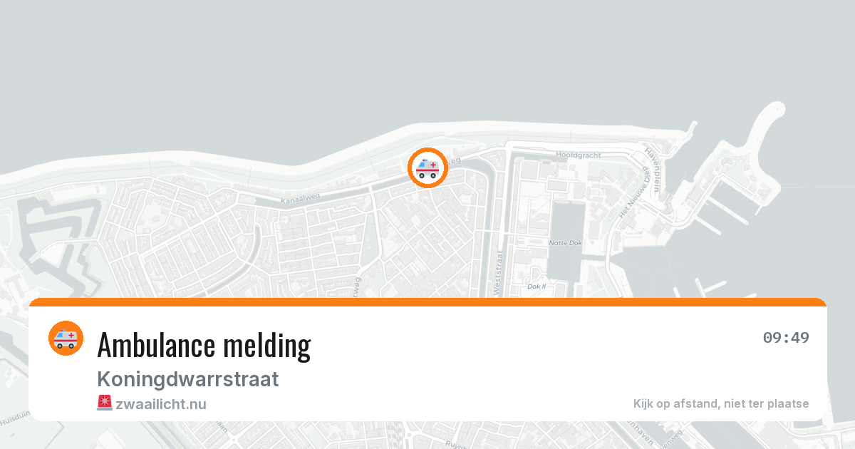 Ambulance melding — 6 mei 2026