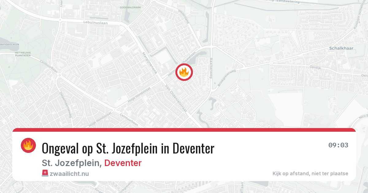 Ongeval op St. Jozefplein in Deventer — 26 jun 2026