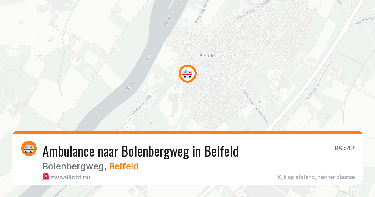 Ambulance naar Bolenbergweg in Belfeld — 18 jul 2026