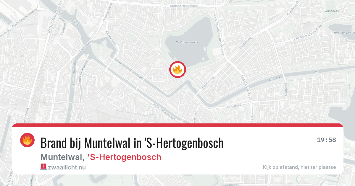 Brand bij Muntelwal in 'S-Hertogenbosch — 1 jun 2026