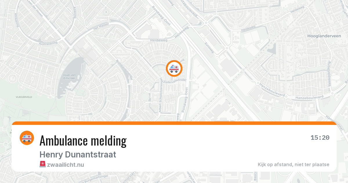 Ambulance melding — 7 jun 2026