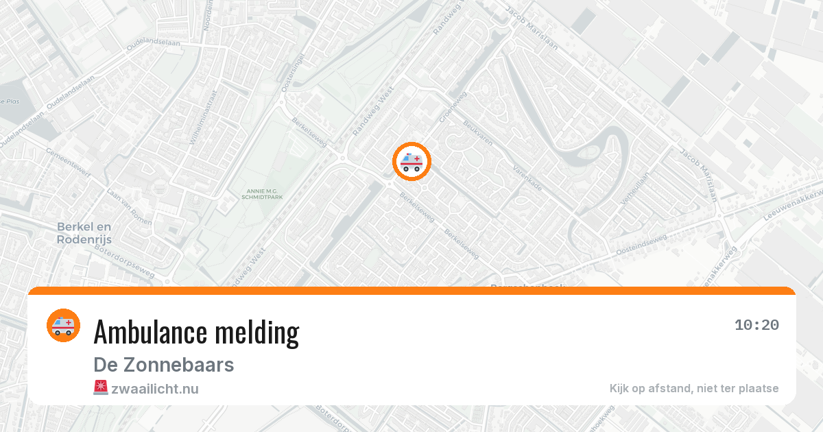 Ambulance melding — 6 jun 2026