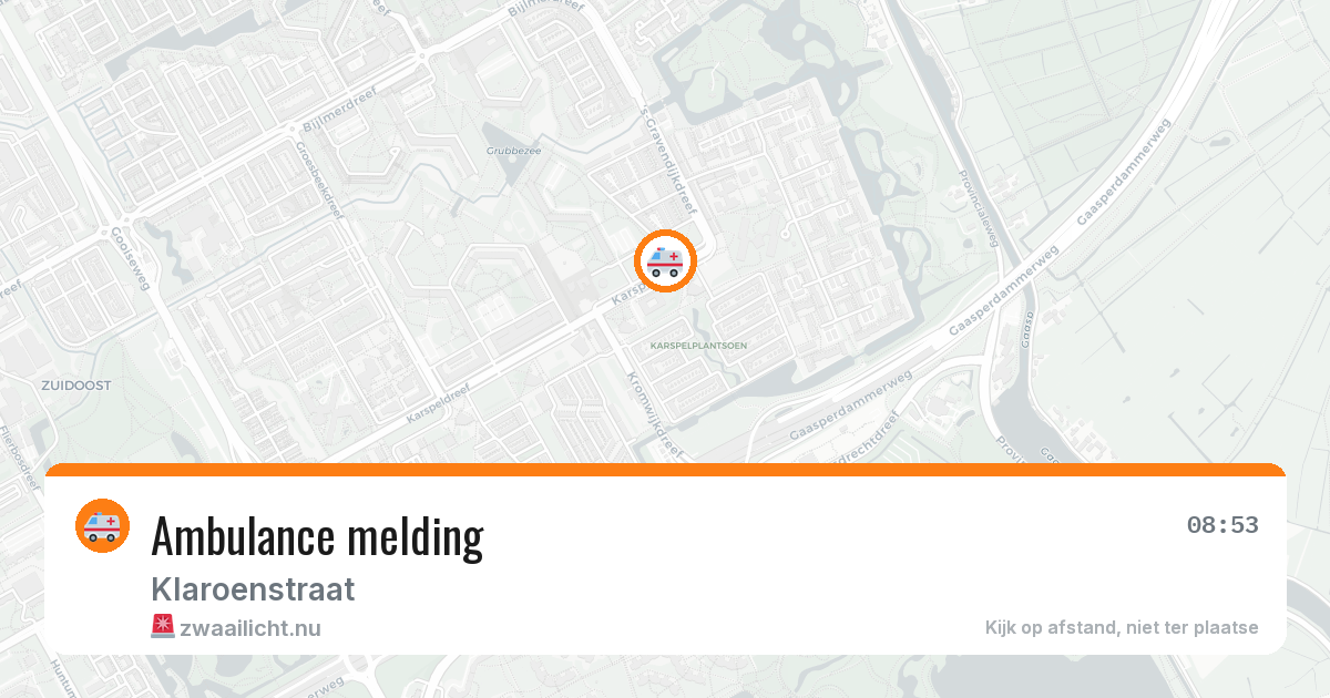 Ambulance melding — 12 feb 2026
