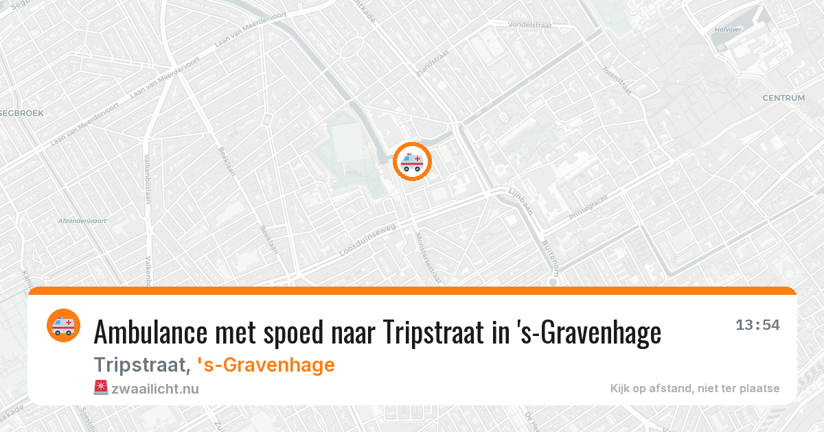 Ambulance met spoed naar Tripstraat in 's-Gravenhage — 29 mei 2026