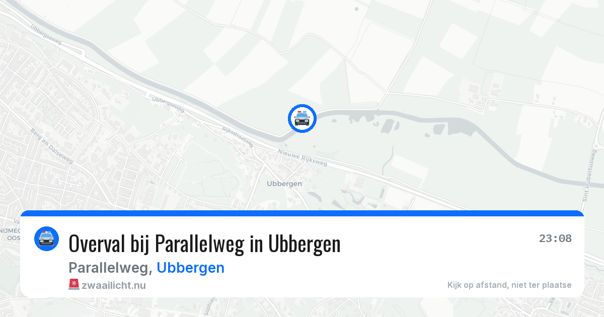 Overval bij Parallelweg in Ubbergen — 13 apr 2026