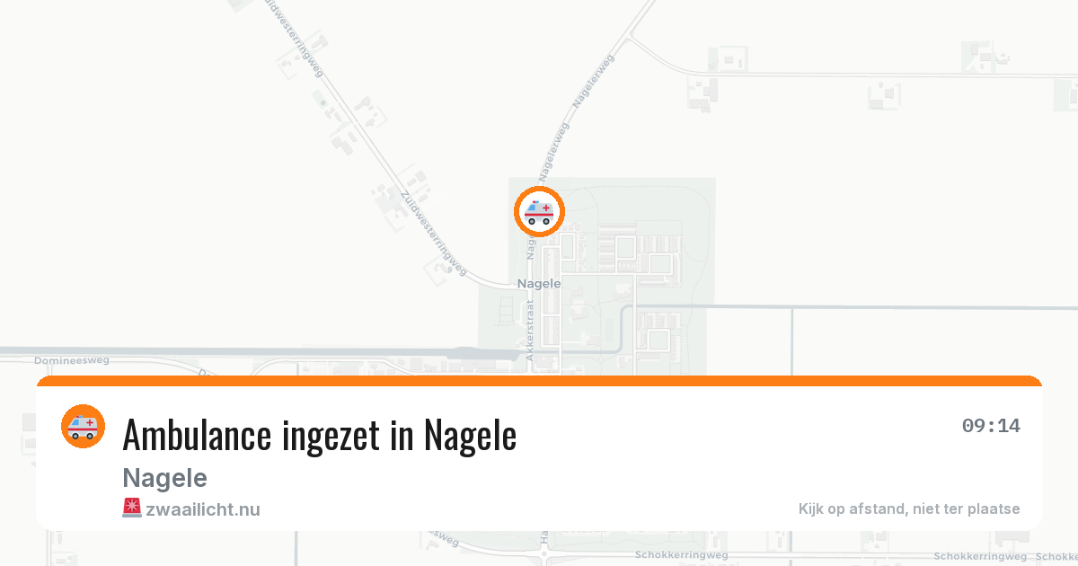 Ambulance ingezet in Nagele — 26 apr 2026