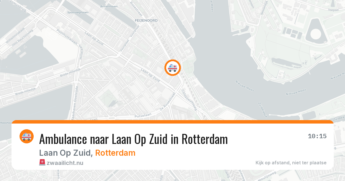Ambulance naar Laan Op Zuid in Rotterdam — 20 jul 2026