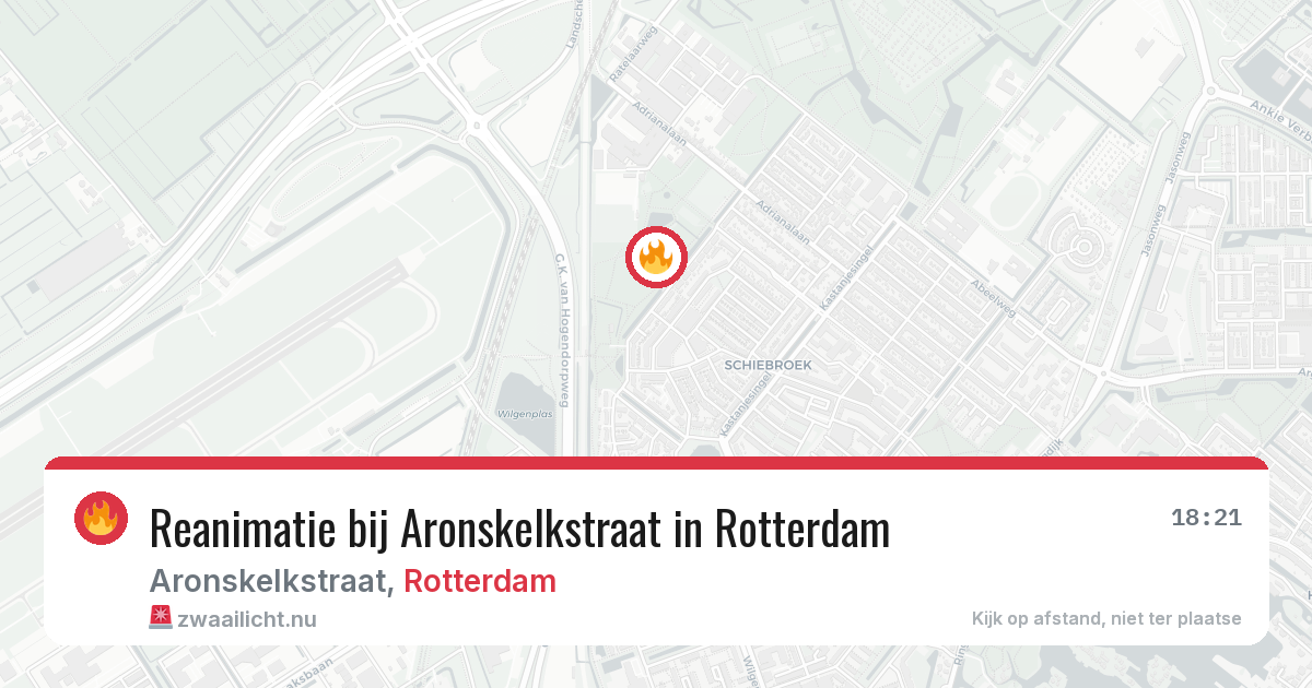 Reanimatie bij Aronskelkstraat in Rotterdam — 26 jul 2026