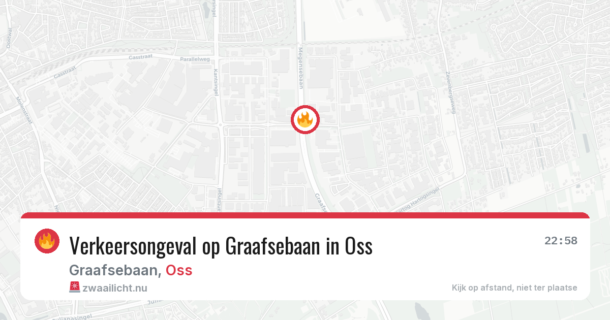 Verkeersongeval op Graafsebaan in Oss — 28 mei 2026
