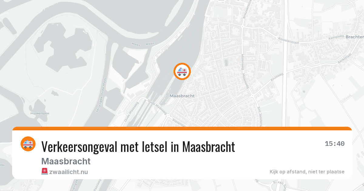 Verkeersongeval met letsel in Maasbracht — 1 jun 2026
