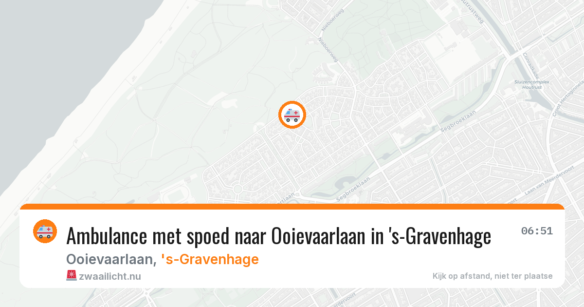 Ambulance met spoed naar Ooievaarlaan in 's-Gravenhage — 11 mei 2026