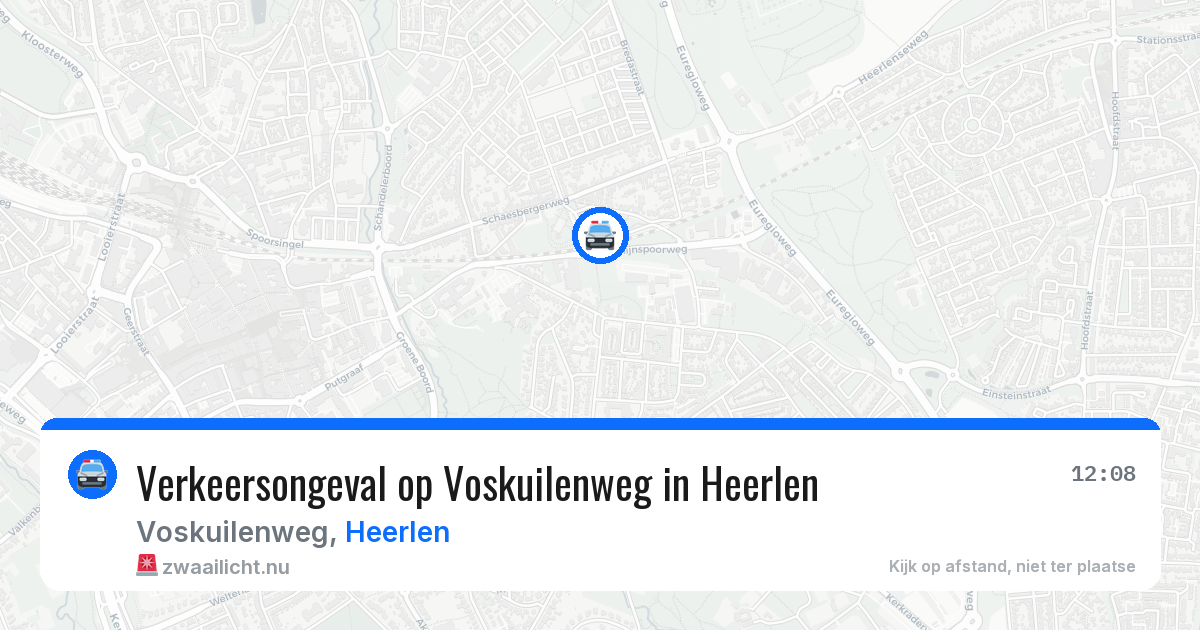 Verkeersongeval op Voskuilenweg in Heerlen — 3 feb 2026