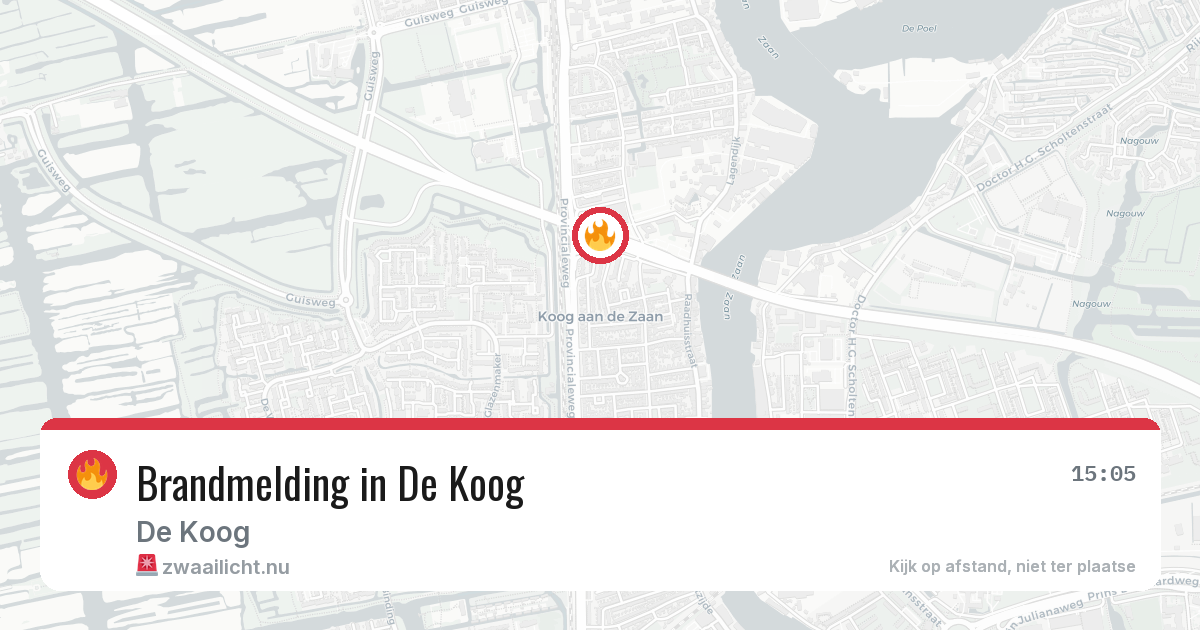 Brandmelding in De Koog — 28 mei 2026