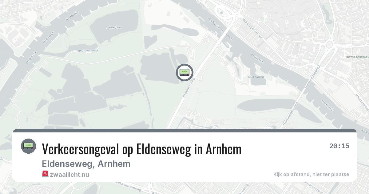 Verkeersongeval op Eldenseweg in Arnhem — 13 jul 2026
