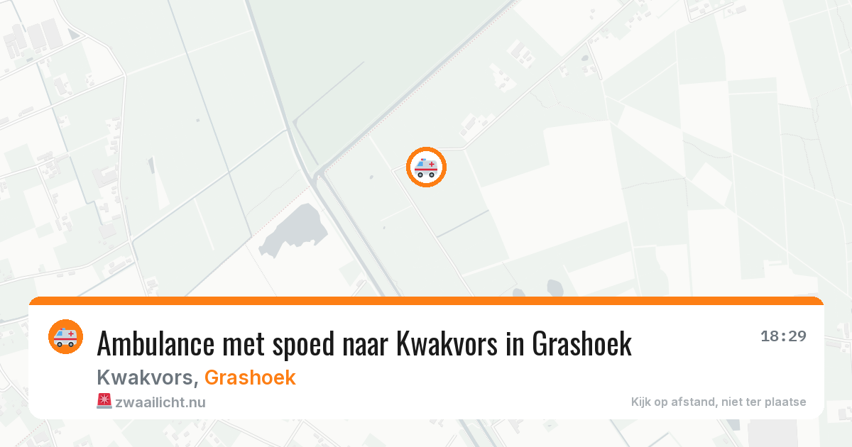 Ambulance met spoed naar Kwakvors in Grashoek — 21 jul 2026