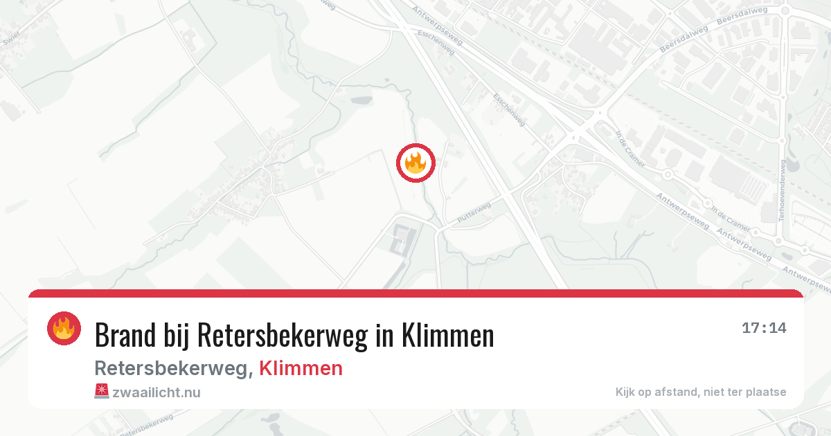 Brand bij Retersbekerweg in Klimmen — 9 mei 2026