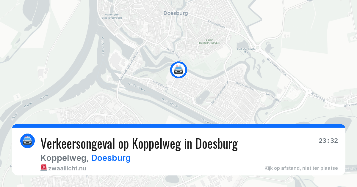 Verkeersongeval op Koppelweg in Doesburg — 10 jul 2026