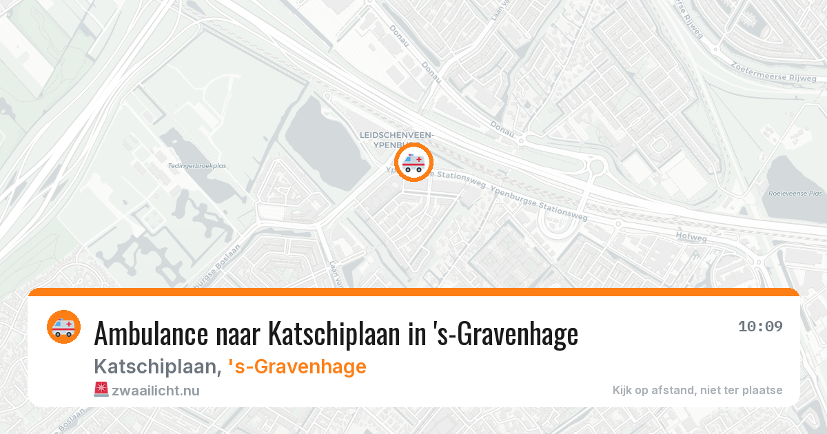 Ambulance naar Katschiplaan in 's-Gravenhage — 15 mei 2026