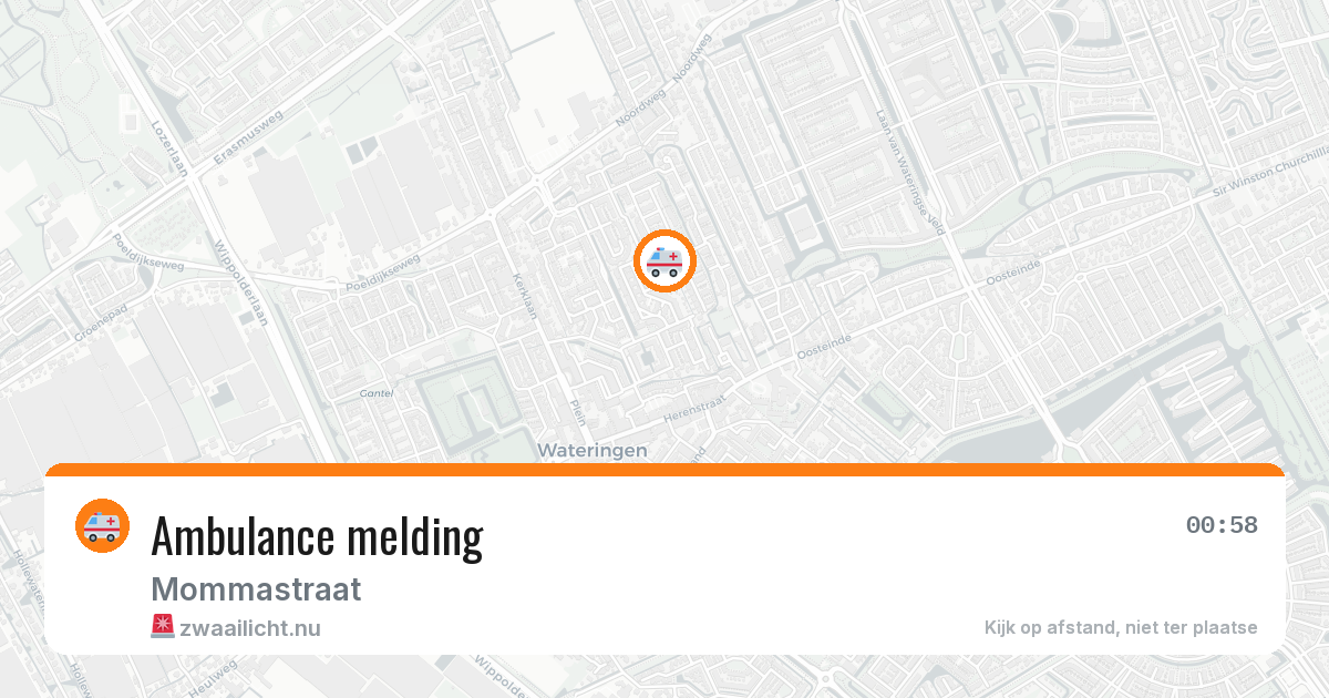 Ambulance melding — 16 jul 2026
