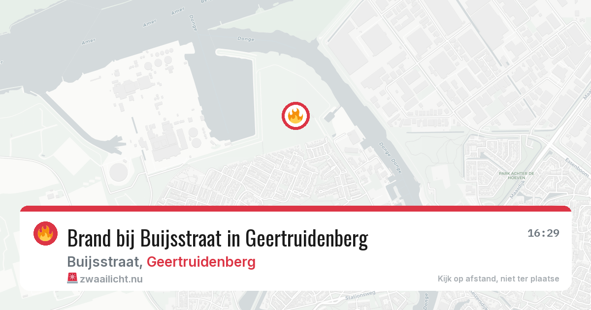 Brand bij Buijsstraat in Geertruidenberg — 30 mei 2026
