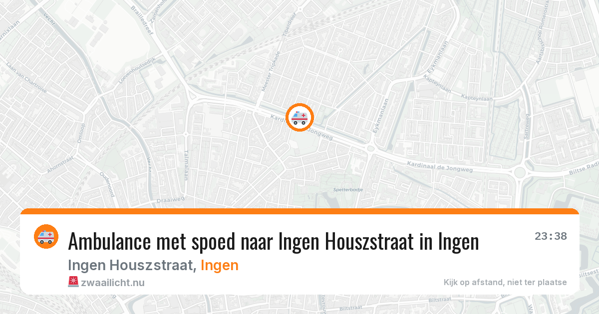 Ambulance met spoed naar Ingen Houszstraat in Ingen — 13 jul 2026