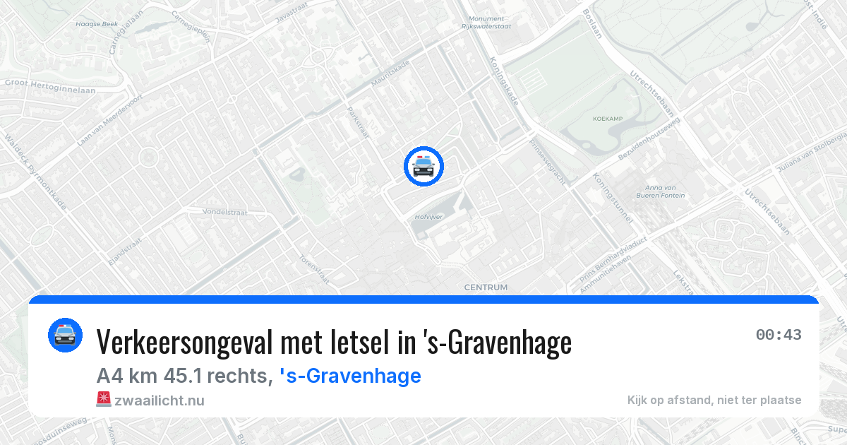 Verkeersongeval met letsel in 's-Gravenhage — 5 jun 2026