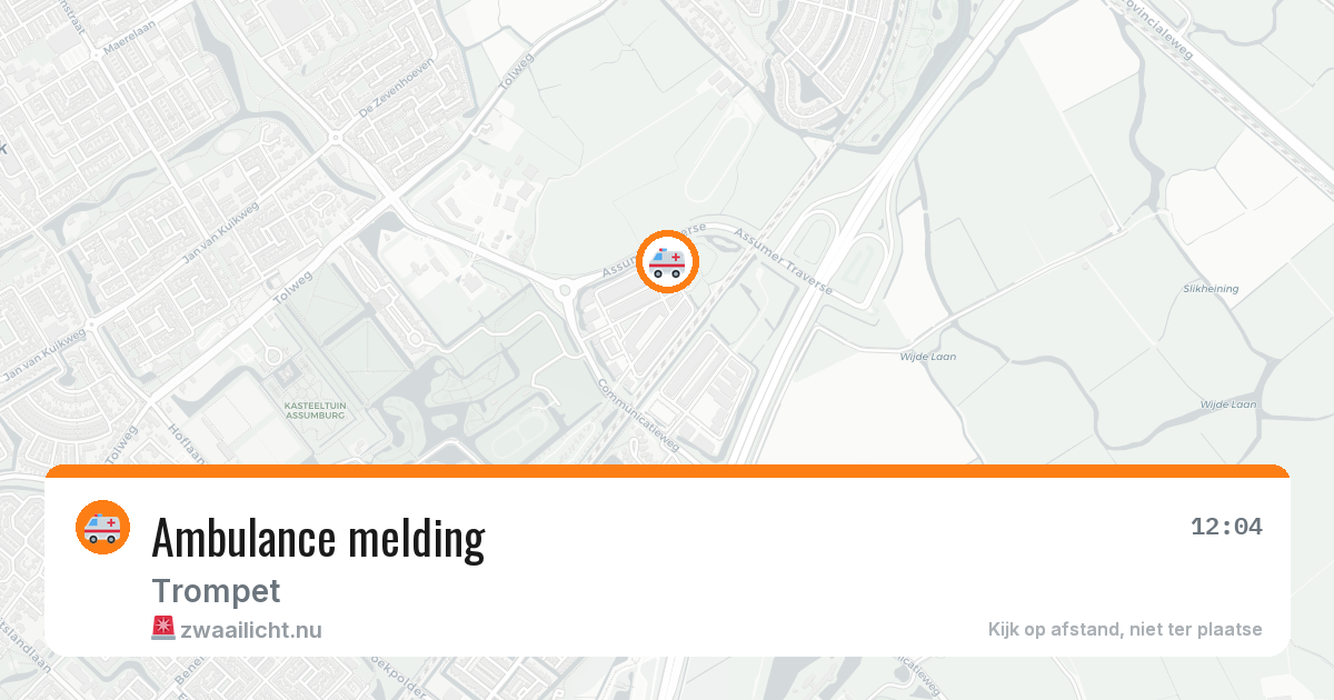 Ambulance melding — 18 jul 2026