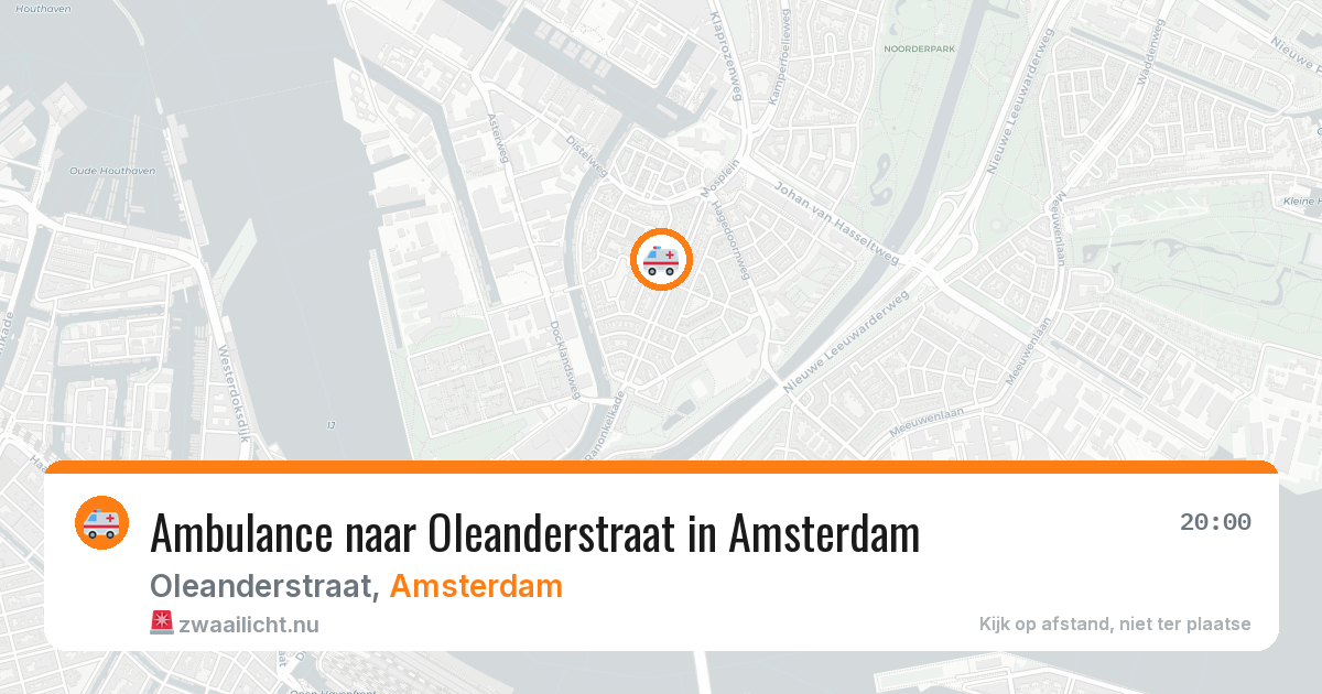 Ambulance naar Oleanderstraat in Amsterdam — 26 mei 2026