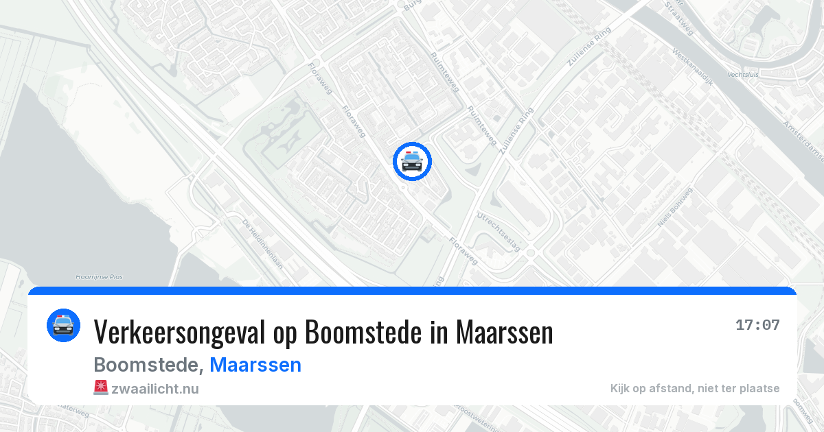 Verkeersongeval op Boomstede in Maarssen — 30 apr 2026