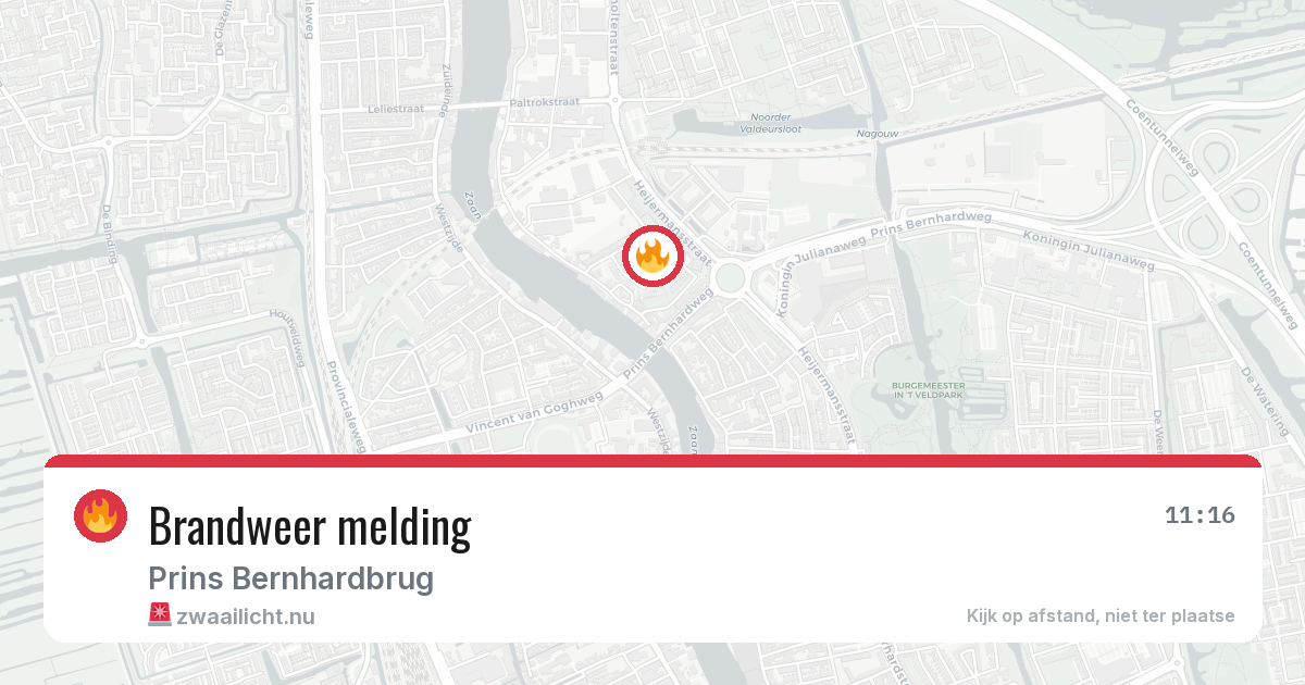 Brandweer melding — 5 jun 2026