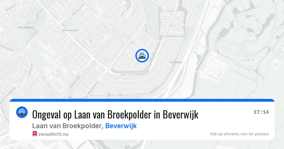 Ongeval op Laan van Broekpolder in Beverwijk — 21 jul 2026