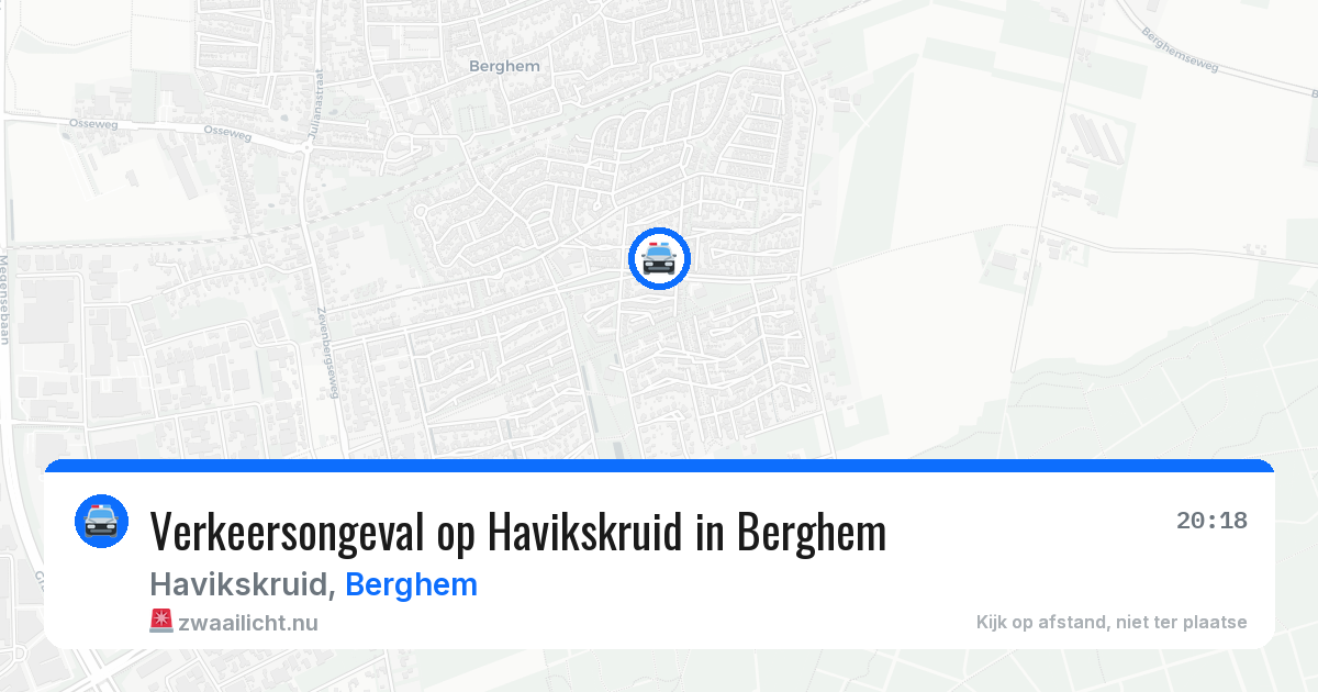 Verkeersongeval op Havikskruid in Berghem — 24 jul 2026
